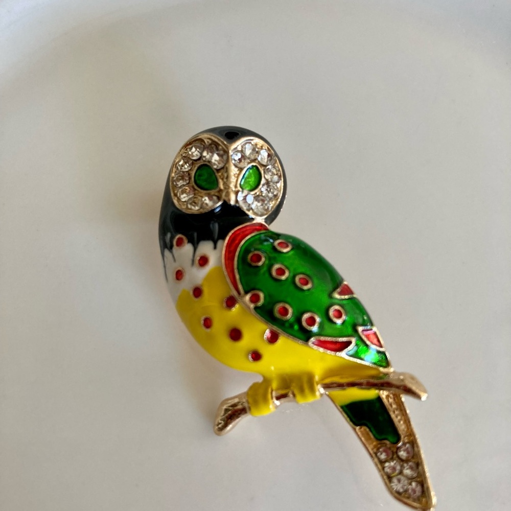 Brooch. OWL. NEW. BEAUTIFUL - Picture 14 of 16